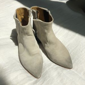 Miranda suede bootie by Billy Reid